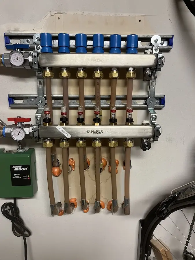 Plumber performing Gas Line Installation at a residential property in Prospect